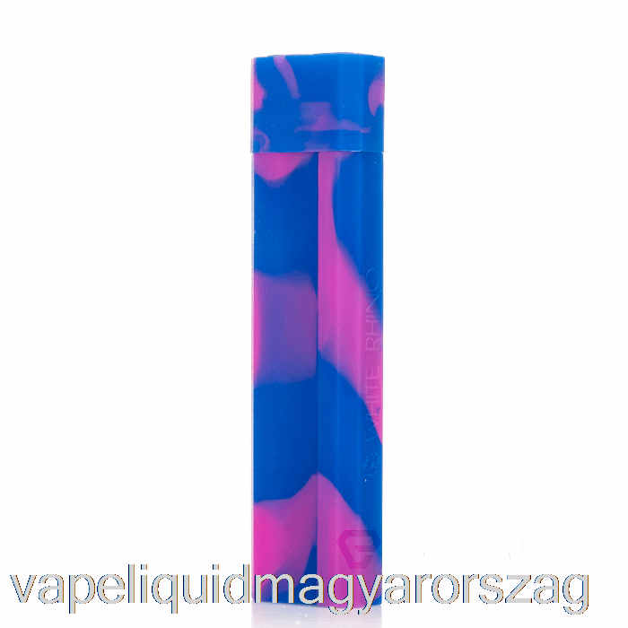 Fehér Orrszarvú Szilikon Dab Out [pyrex] Purple Blue Vape E Cigi